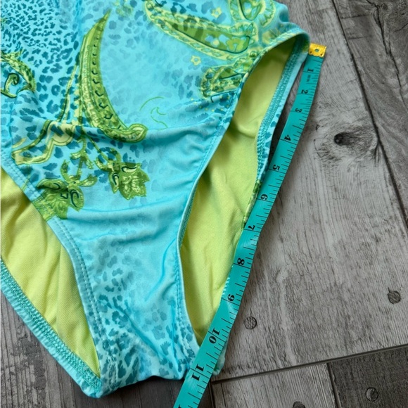 St John Swim Floral Leopard Animal Print One Piece Swimsuit Size 6 Under… - Picture 7 of 13